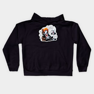 Ichigo's inner thoughts Kids Hoodie